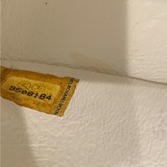 CHANEL 🤍RARE Ginza Double Flap 2.55 Ivory Tweed Boucle Rectangle Quilted Silver - Picture 7 of 16